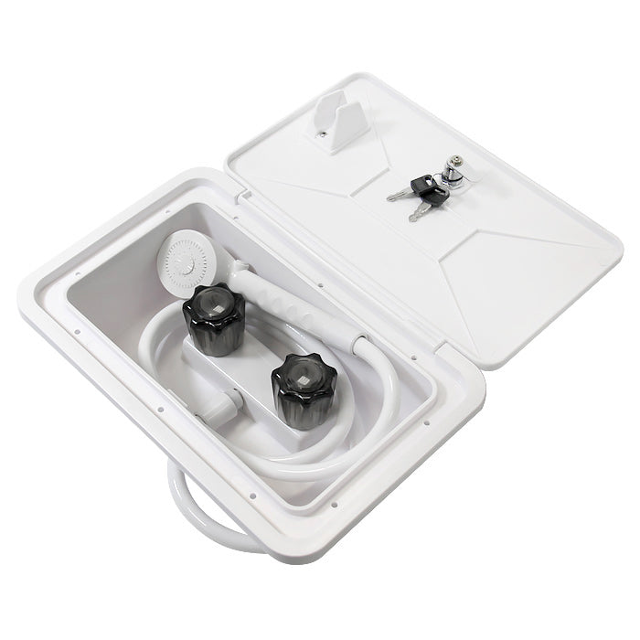 SEAFLO EXTERIOR SHOWER BOX WHITE - SFES1-001