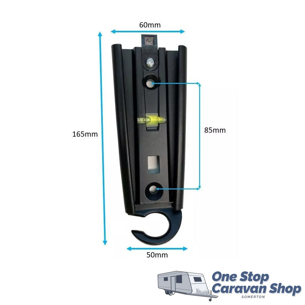 SPHERE Ekon Quick Release Black TV Bracket Kit - Two Arm Swivel