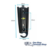 SPHERE Ekon Quick Release Black TV Bracket Kit - Two Arm Swivel