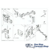 S2 Black Double Arm TV Bracket