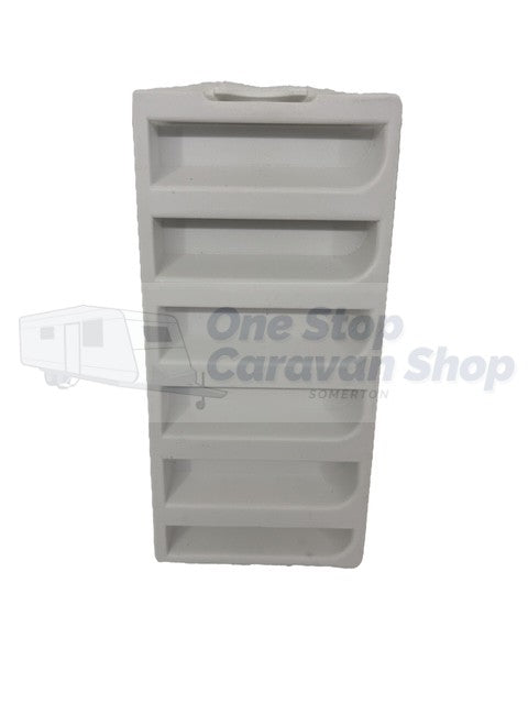 Thetford Upper Vent to suit 3 Way Fridge - Insert Only (White)