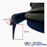 CAMEC Door Santoprene Weather Seal 5.5m- 043226