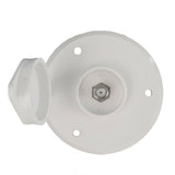 White Round Cable TV Receptacle