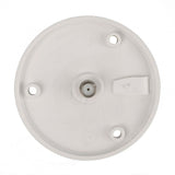 White Round Cable TV Receptacle