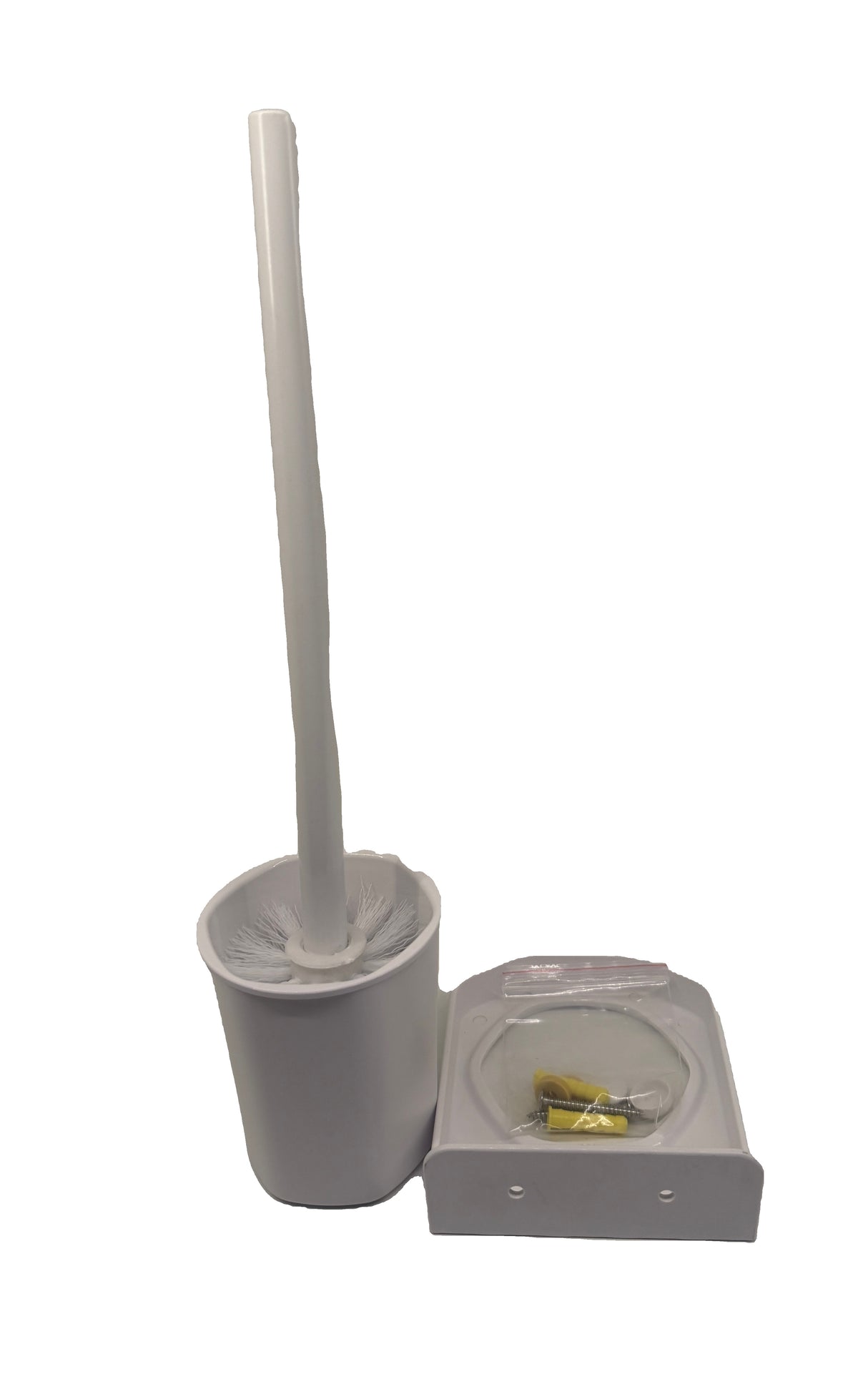 RV Wall mounted toilet Brush - White