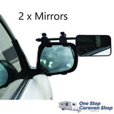 CAMEC CLIP ON TOWING MIRROR x 2 (pair)