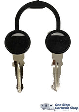 THETFORD ACCESS DOOR REPLACEMENT ZADI KEY AND BARREL - 9007